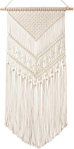 Mkono Macrame Wall Hanging Decor 17x33 Inches