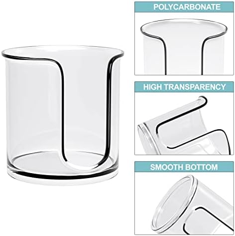 BYAWAY Compact Cup Dispenser for Bathroom Vanity 2 Pack