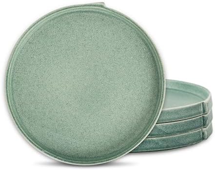 Stone Lain Bao 4-Piece Dinner Plate Set Green