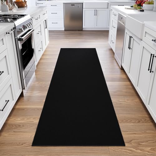 Ottomanson Hallway Runner Rug 27 x 910 Non Slip Solid Floor Carpet
