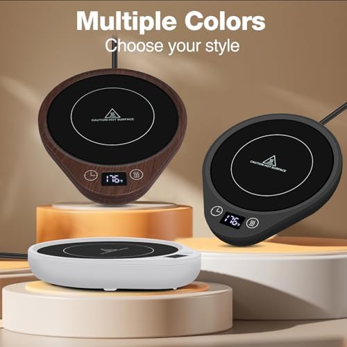 PUSEE Coffee Mug Warmer with 3 Temp Settings