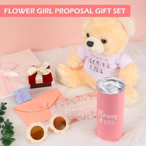 Woanger 5 Pcs Flower Girl Proposal Gifts Set