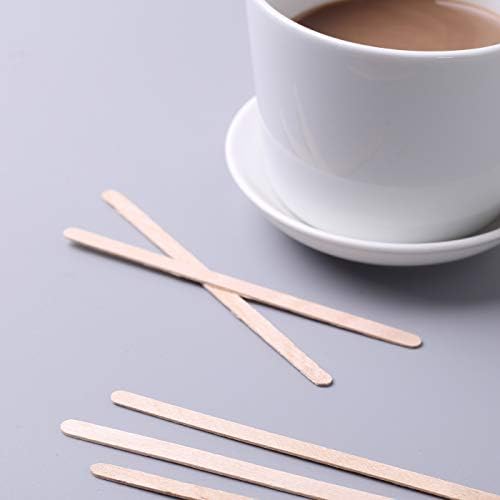 2000 pcs 45 Inch Disposable Brown Birch Wooden Coffee Stirrers