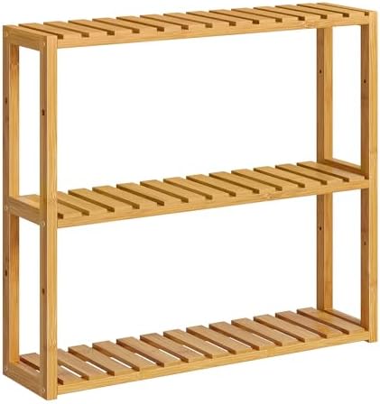 3-Tier Bamboo Storage Rack for Bathroom