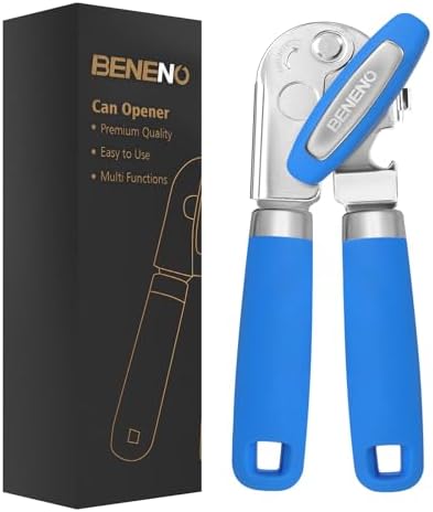 Beneno Manual Can Opener with Magnet and Bottle Opener