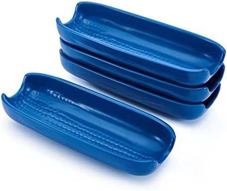 Pfaltzgraff Callie Stoneware Corn Plates Set Of 4 Blue