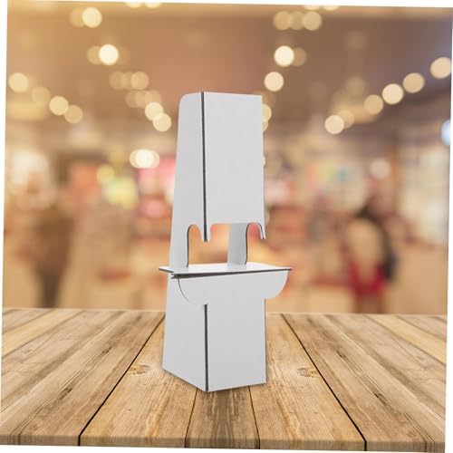 HOMSFOU 12pcs Cardboard Display Easel Stand for Art and Poster Boards