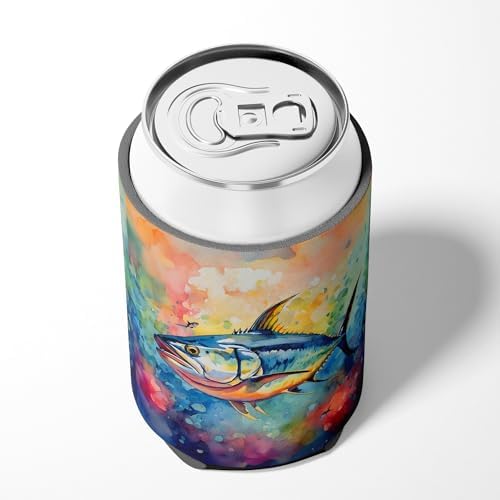 Carolines Treasures Yellowfin Tuna Can Hugger Cooler