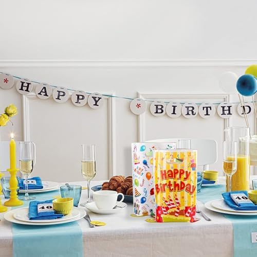 25 Pcs Kids Party Favors - Birthday Candy Bags with 5 Designs