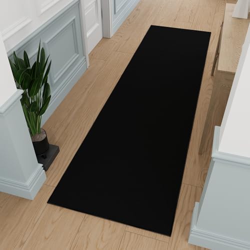 Ottomanson Hallway Runner Rug 27 x 910 Non Slip Solid Floor Carpet