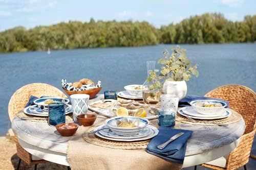 Lenox Blue Bay Melamine Dinnerware Set 20-Piece