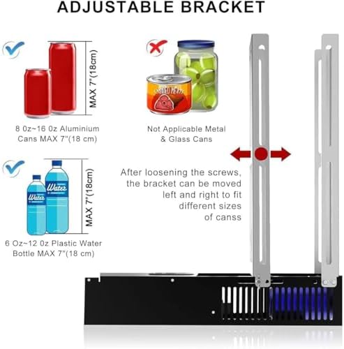 Electric Can Crusher for 8oz-16oz Cans 8 Cans at Once