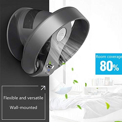 YUMUO Super Cold Wind Bladeless Fan Silver 30x30cm