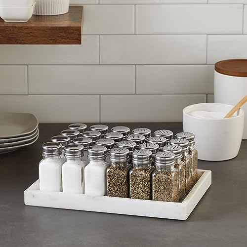 Juvale 24 Pack Glass Salt and Pepper Shakers Set