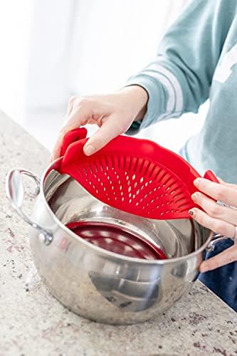 Arlig Clip On Pasta Strainer Universal Fit for Pots and Bowls