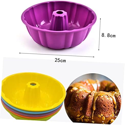 10-piece Silicone Cupcake Cookie Molds Set