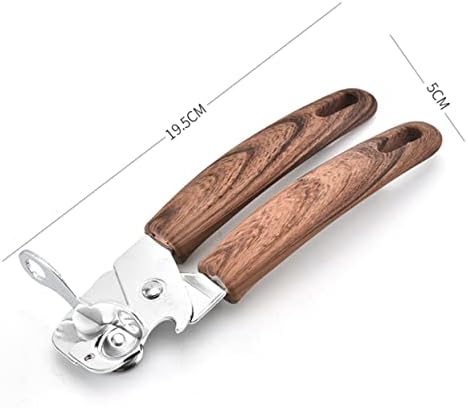 Zerodeko Adjustable Manual Can Opener with Lid Cutter and Magnetic Handle