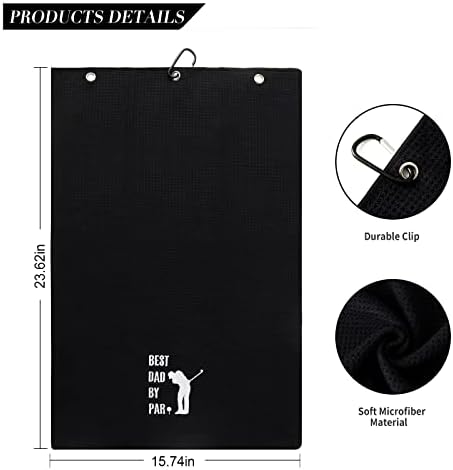 Funny Dad By Par Golf Towel for Fathers Day