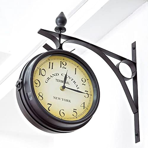 BELMAKS Vintage Double Sided Wall Clock