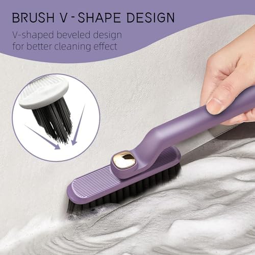 2PCS Rotating Crevice Cleaning Brush for Kitchen and Bathroom