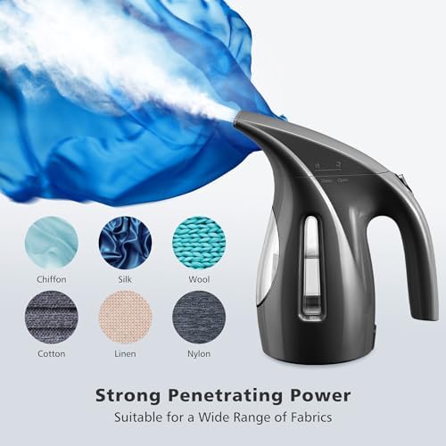 HiLIFE Portable Garment Steamer 240ml 700W Black