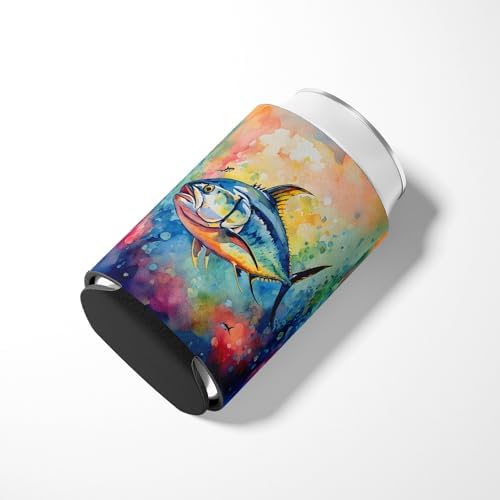 Carolines Treasures Yellowfin Tuna Can Hugger Cooler