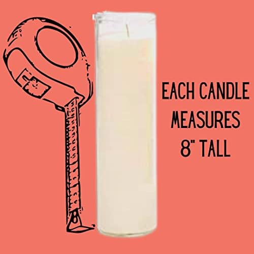 Brilux Glass Assorted Religious Candle White Case of 12
