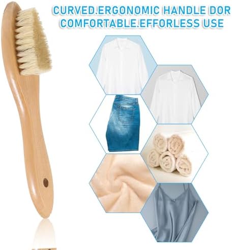 Ouligay Laundry Stain Brush for Delicate Fabrics and Shoes