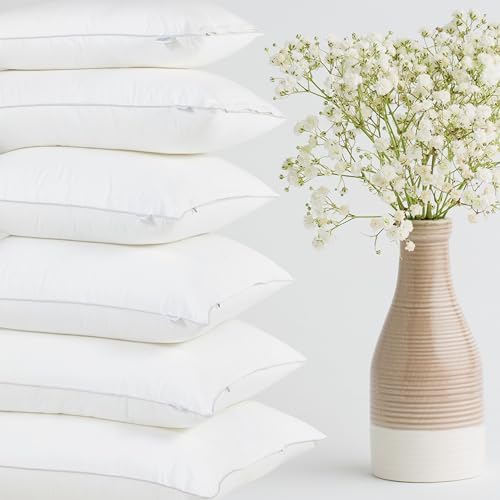 Cloudote Down Alternative Throw Pillow Insert 16x26 Pack of 2