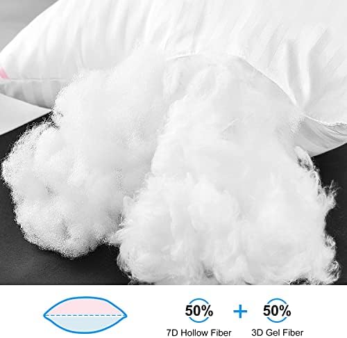 EIUE Hotel Bed Pillows 2 Pack Queen Size 20x30 Inches