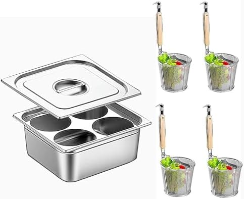 XENITE Strainer Stainless Steel Pasta Cooker with Divider and Colander