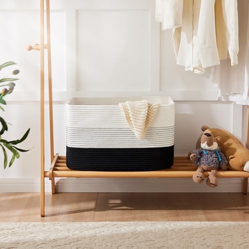 Artfeel Cotton Rope Laundry Basket for Decor