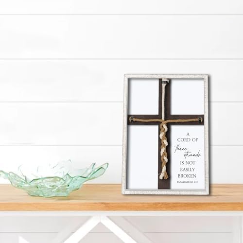 Surfapans Three Strand Unity Wedding Sign Wood Frame