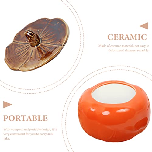 Beaupretty Ceramic Candle Cup for Decor and Storage