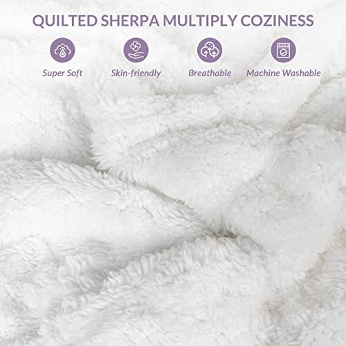 HOMLYNS LuxeHeat Electric Heated Mattress Pad Full Size