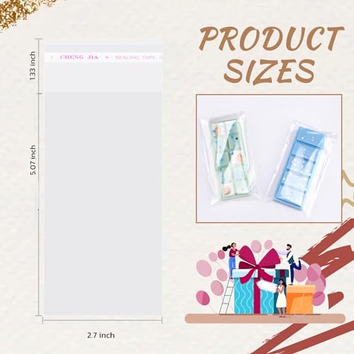 500 pcs Wax Melt Gift Bags for 4x1 inch Wax Sticks