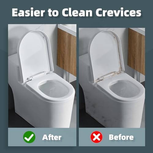 TQRR 2Pcs Toilet Brush Gap Scrubber with Hanging Hole