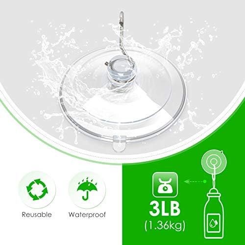 HangerSpace Suction Cup Hooks 12 Pack Clear PVC