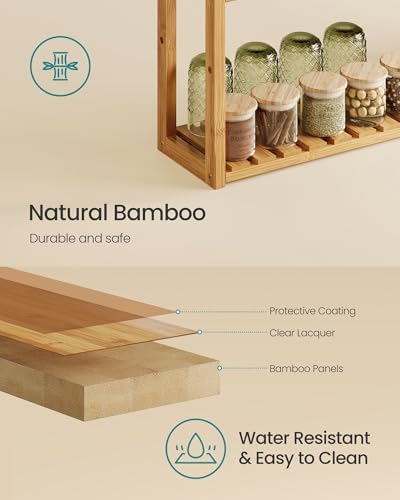 3-Tier Bamboo Storage Rack for Bathroom