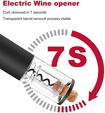 SCHACHUP Electric Wine Opener with Foil Cutter