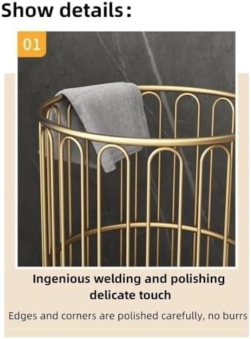 Floor Standing Storage Rack With Wheels and Laundry Basket