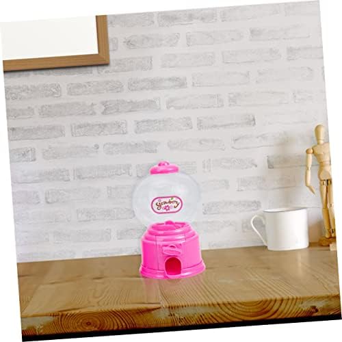 Mini Gumball Machine Candy Dispenser 2-Piece Set for Kids