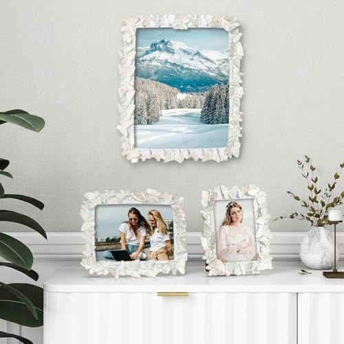 Axeman 4x6 Picture Frame with Tempered Glass and Butterfly Resin