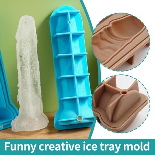 Funny Butt Plug Ice Cube Mold for Whiskey Cocktails