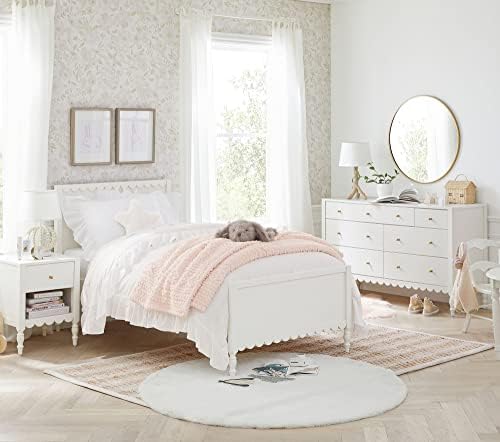 Brandream Kids Duvet Cover Set Twin White 2pcs