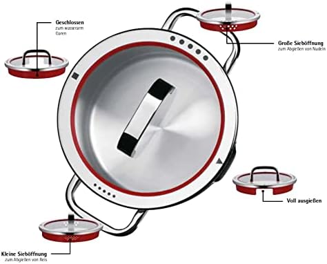 WMF Stock Pot 24cm 88L with 4 Pouring Functions