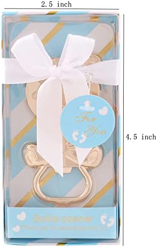15 Pack Bear Bottle Opener Baby Shower Favors