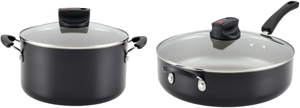 Farberware Smart Control Stockpot 6 Qt Black with Lid