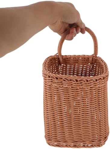 Angoily Hanging Wicker Basket for Home and Outdoor Use