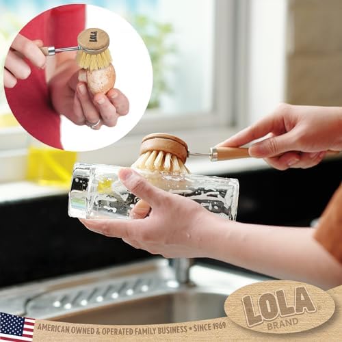 Lola Products Tampico Vegetable Dish Brush